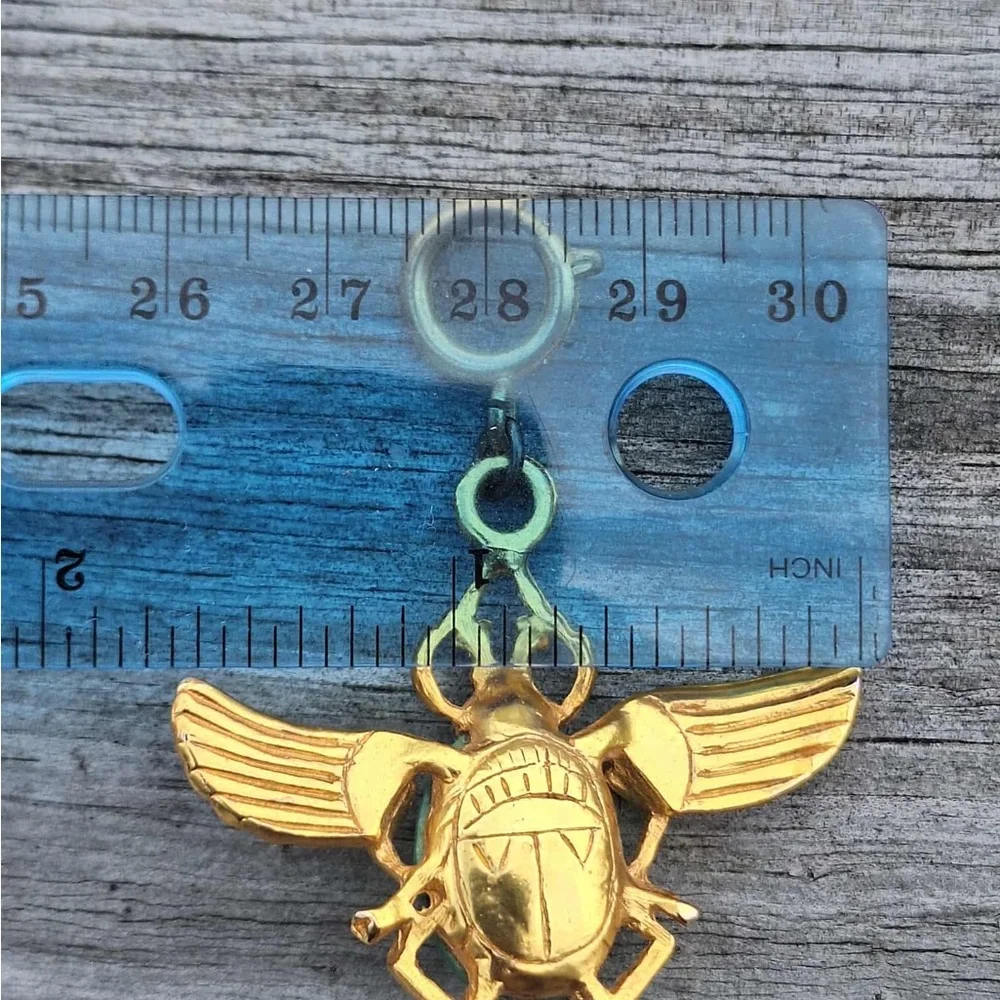 Vintage Scarab Pendant/Charm - Picture 6 of 9